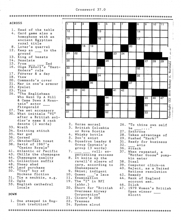 Crossword 37.0