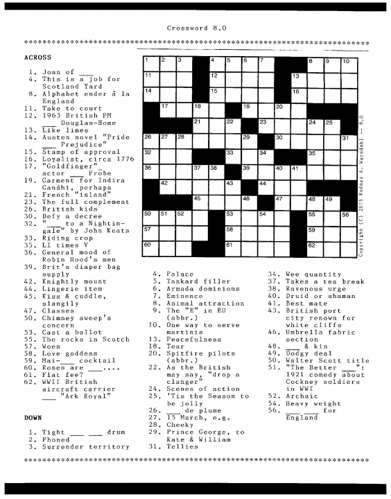 Crossword 8.0