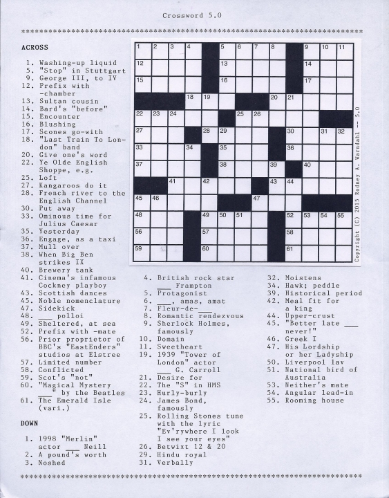 Crossword 5.0